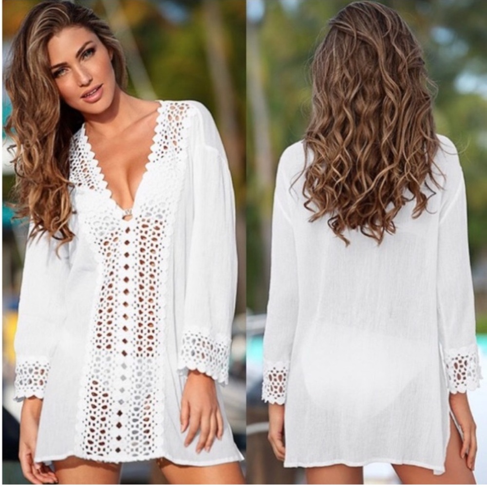 Bikini Coverup - White